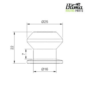 Thumbnail 9 for Universal Edelstahl Motorrad Bobbins Prismabuchsen RACE PRO