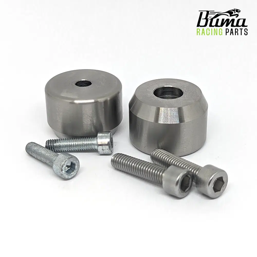Product image 3 for Universal Motorrad Lenkerenden Lenkergewichte Edelstahl RACE PRO BIG