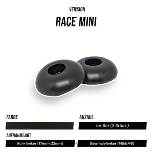 Thumbnail 1 for Universal Aluminium Motorrad Lenkerenden Lenkergewichte RACE MINI